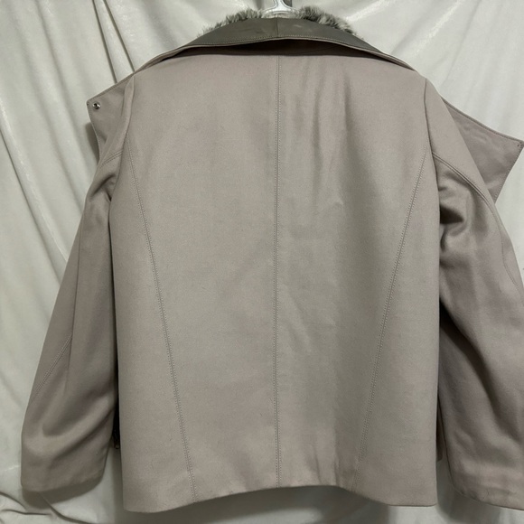 Helmet Lang reversible rabbit fur and felt jacket - Picture 5 of 9